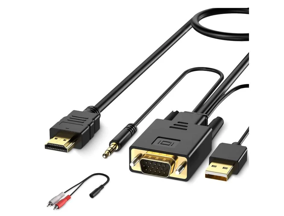 HDTV to VGA Cable for Chromebook Raspberry Pi Roku xBox