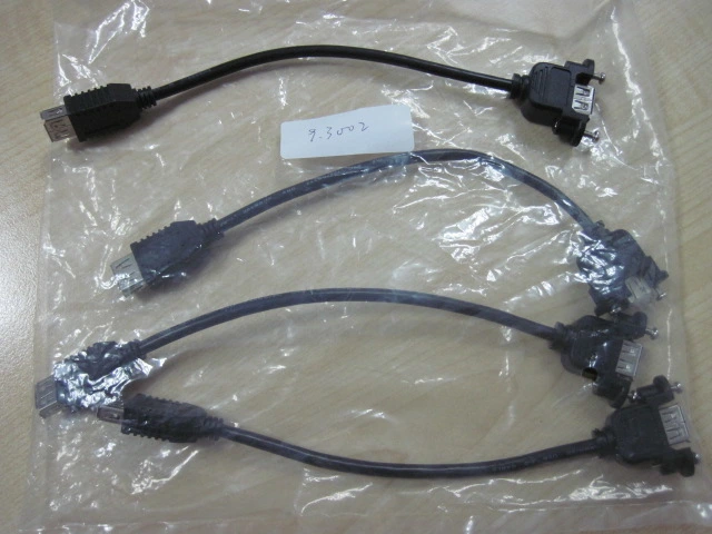 Panel Mount Extension Cable USB 2.0 a Female to USB/a Female (9.3002)
