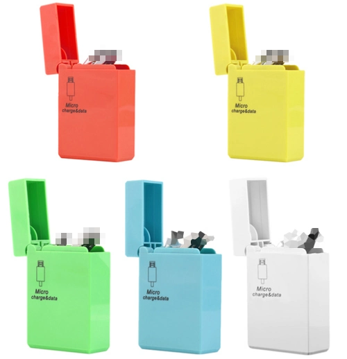New Retractable Lighter Data Cable Storage for Micro USB 2.0