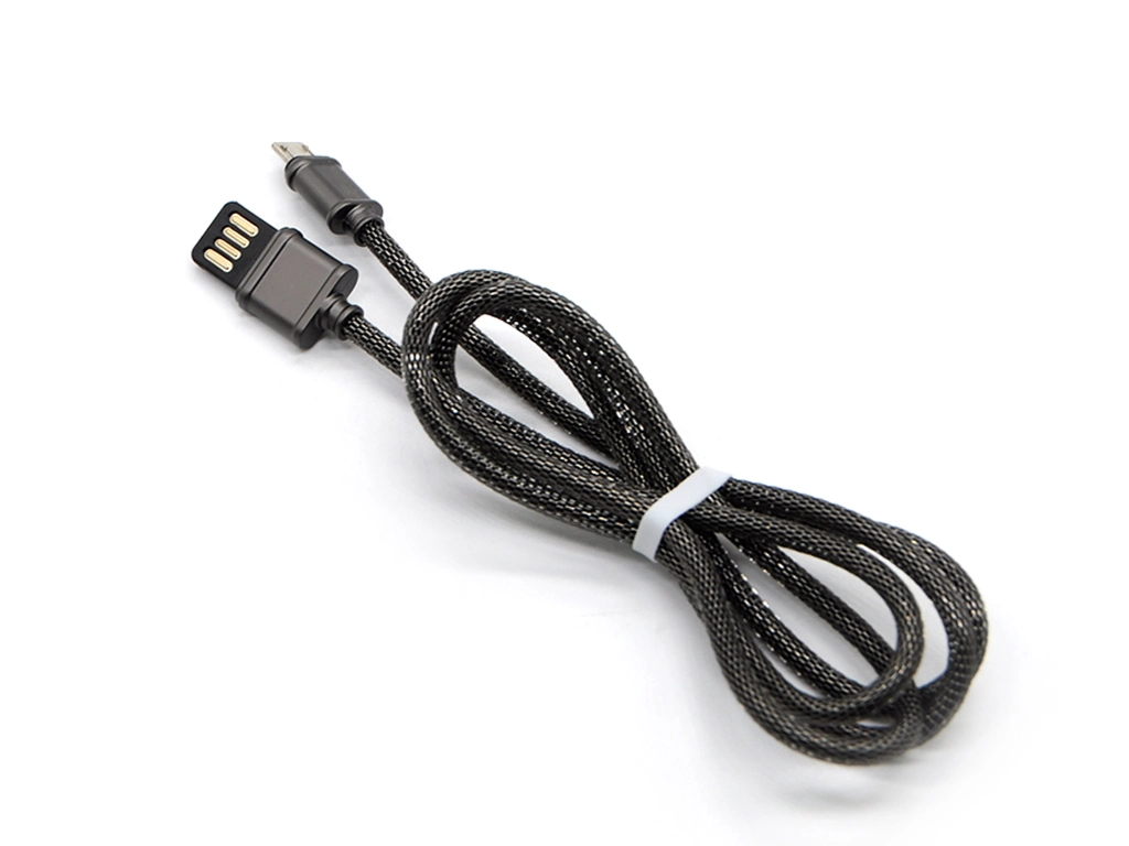 Factory Price Metal Head Stainless Steel Braided 2A Super Fast Micro USB 2.0 Data Sync Charging Cable for Android Samsung S4 S6