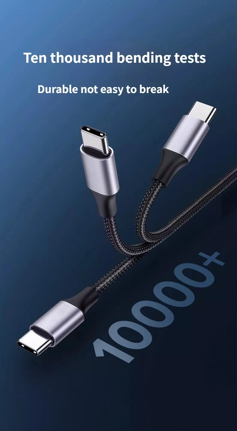 Fast Charging Mobile Phone 3A C to C USB Cable