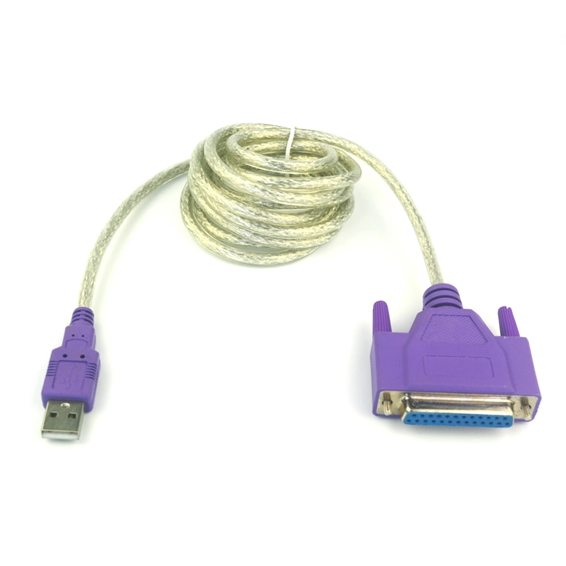 Ae-Upr25f-1m Parallel Printer Cable USB 2.0 Male to 25 Pin dB25 Female Printer Cable