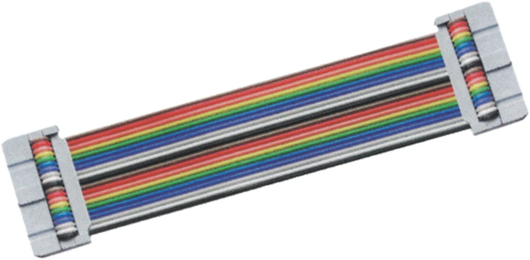 Siron X200 UL2651 28AWG Rainbow Ribbon Harness Cable with IDC Connectors Cable Wires