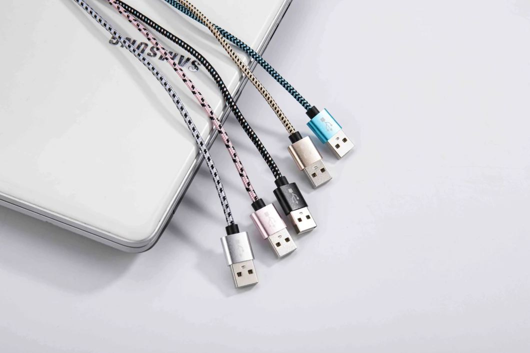 1m 2m 3m LED Magnetic 3 In1 Charger Cable High Quality Android USB 2.0 Fast Charging Nylon Micro USB Cable for Phone X Chargers
