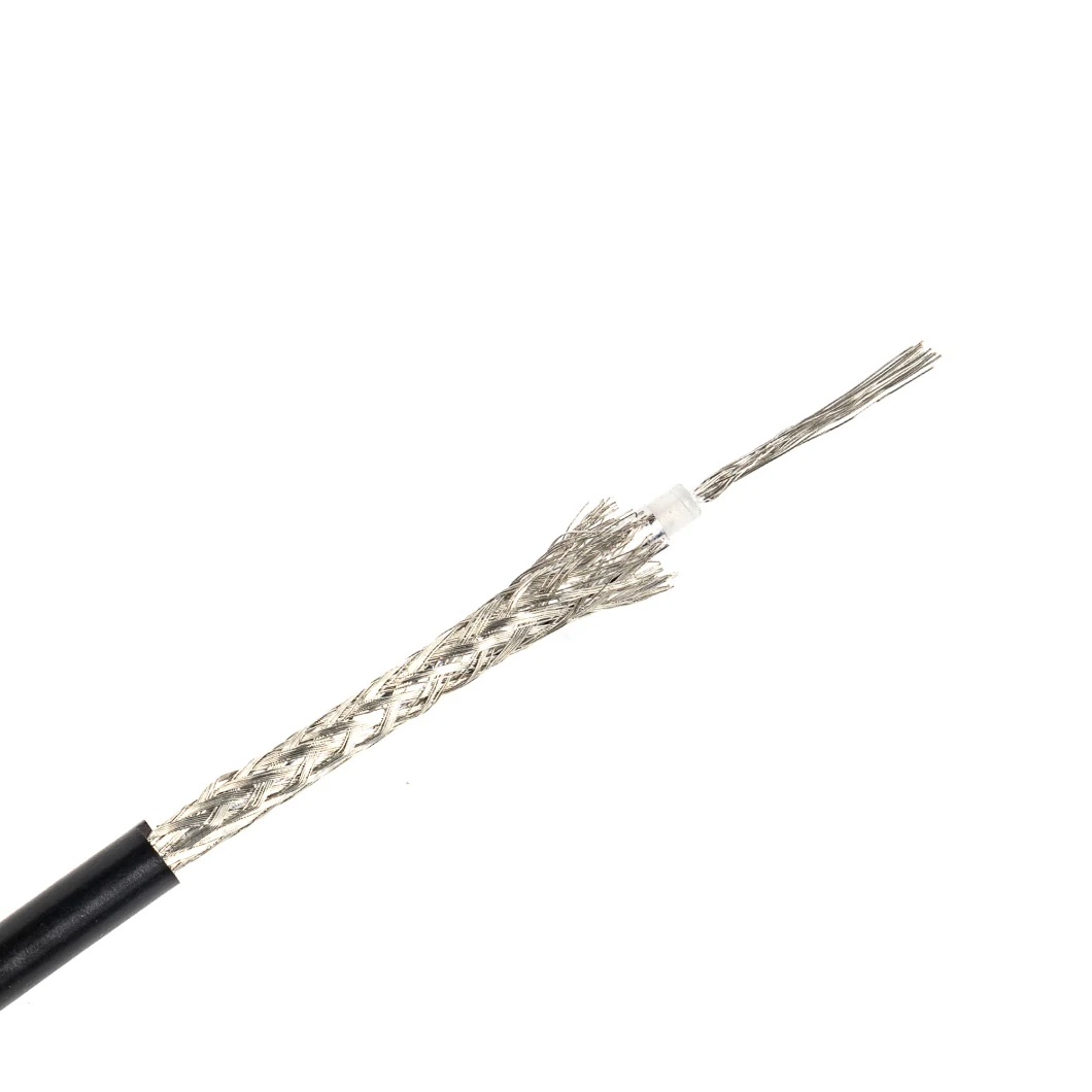 UL1283 Copper Conductor Braided Shielded PVC Insulation Single Core Cable for Audio Video