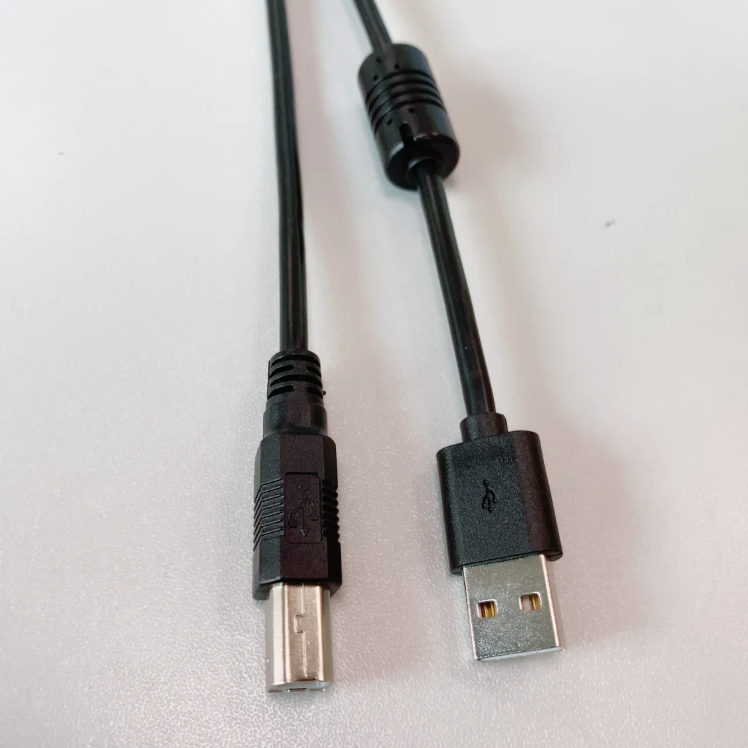 High Quality USB 2.0 Printer Cable Type a Male to Type B Male Mobile Phone Cable