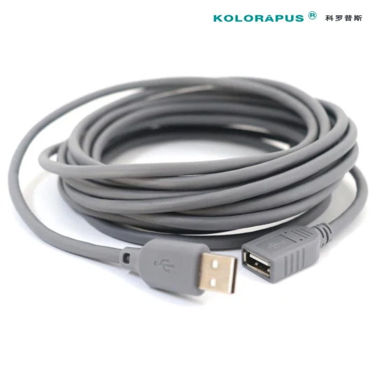Kolorapus 5m USB a Male to a Female Data Transfer Cord Am to Af USB2.0 Extension Cable with Chip