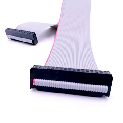 Excellent Sales IDC Connector Ribbon Cable Assembly 2.54mm Pitch 34 40 44 Pin Ribbon Grey Flat Cable
