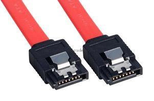 SATA Cable for SSD, Latching SATA to SATA Cable